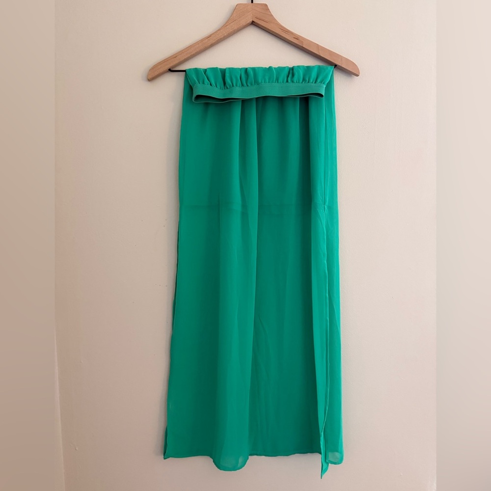 Midi Maxi Teal Skirt